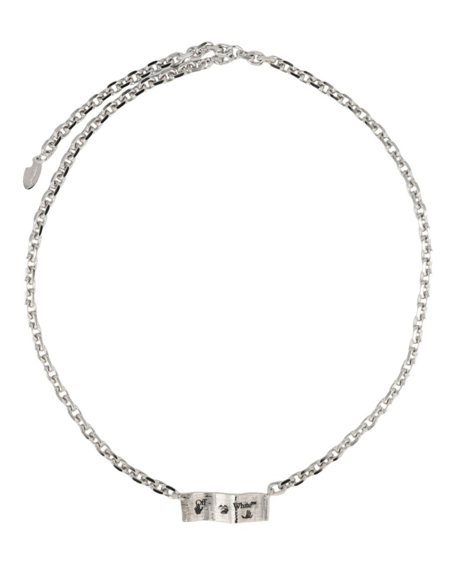 Off-White Swimming Logo Necklace