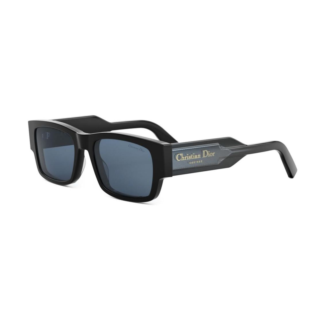 Dior Christian  Label S1i Bold Rectangular Frame Sunglasses