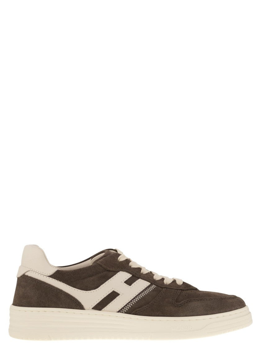 Hogan H630 - Suede Trainers With H On The Side