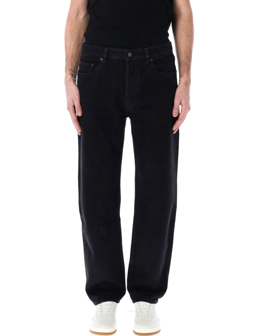 Saint Laurent Classic Straight-Leg Jeans With Subtle Logo Detail