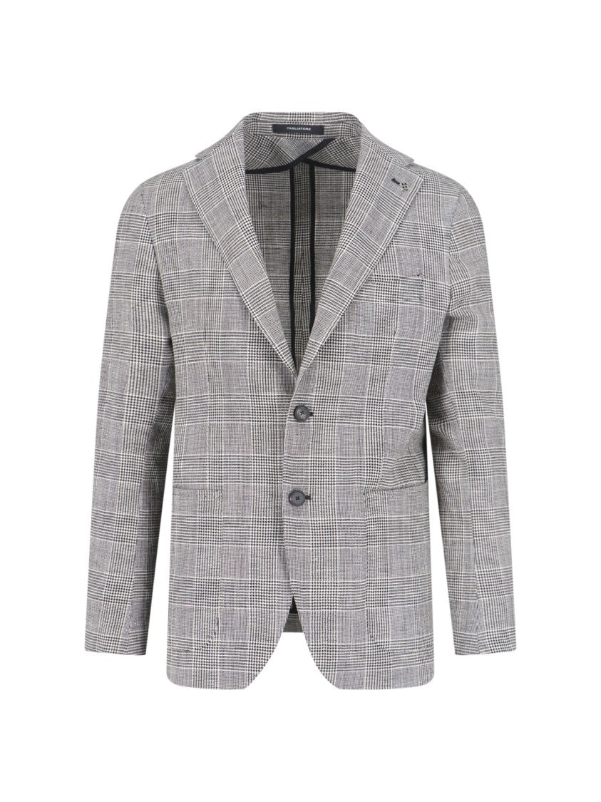 Tagliatore Single-Breasted Blazer – White