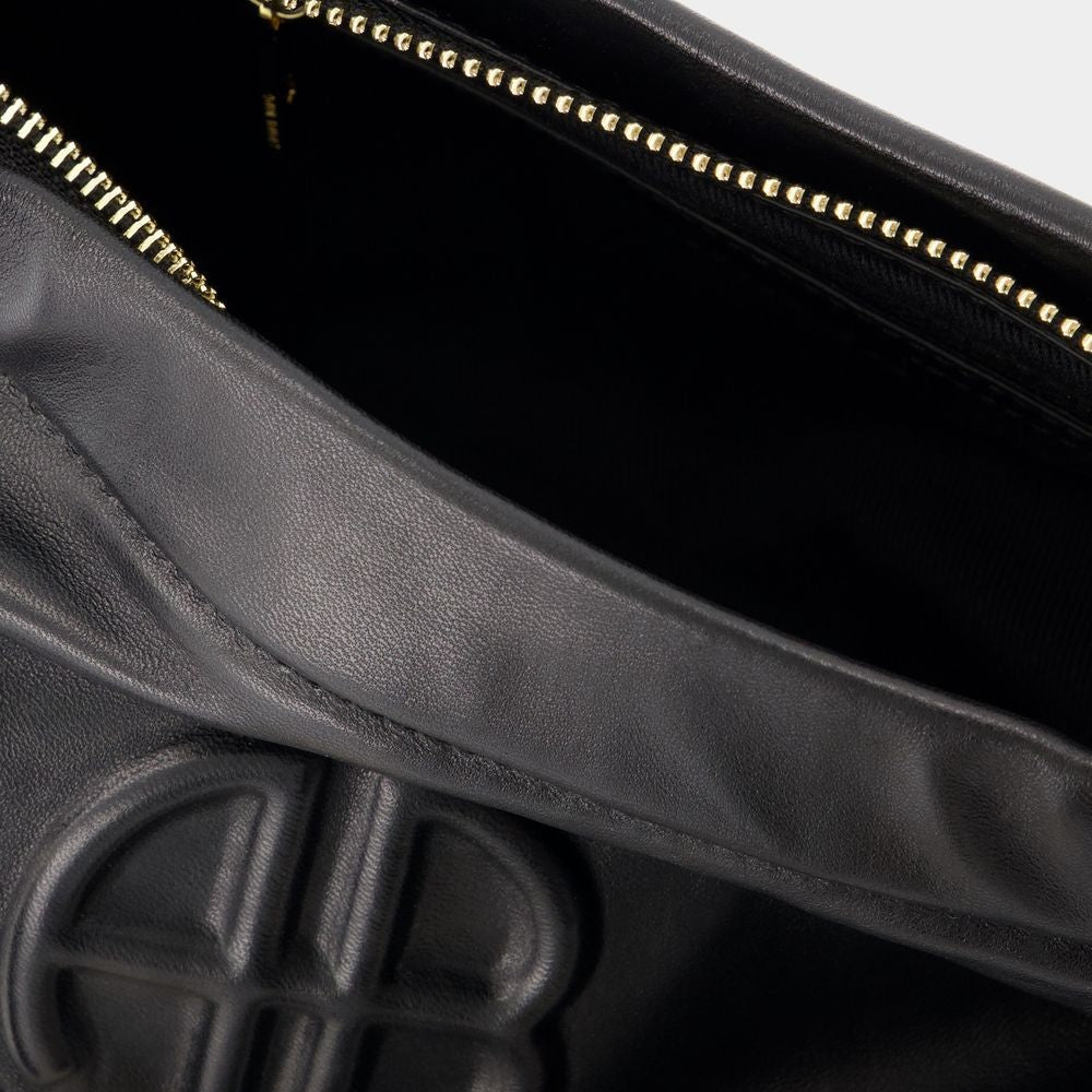 Anine Bing Kate Small Shoulder Bag - Leather - Black