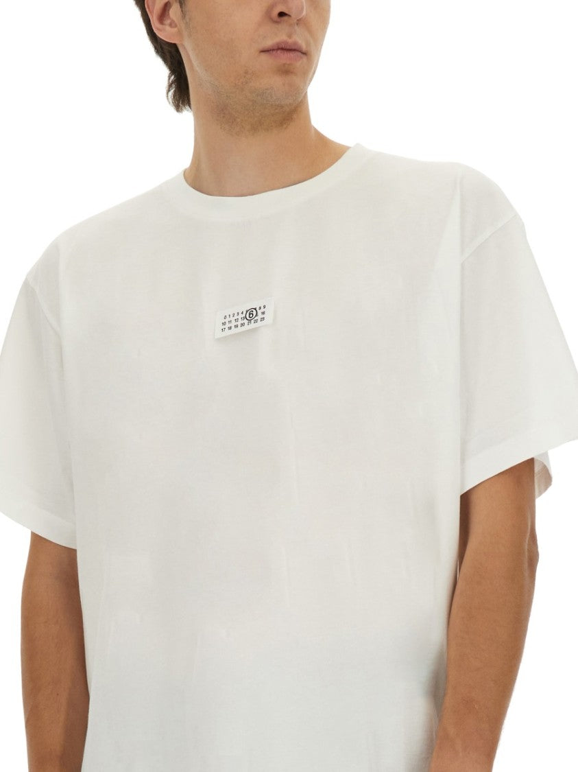 Mm6 By Maison Margiela Minimalist Logo Short Sleeve T-Shirt