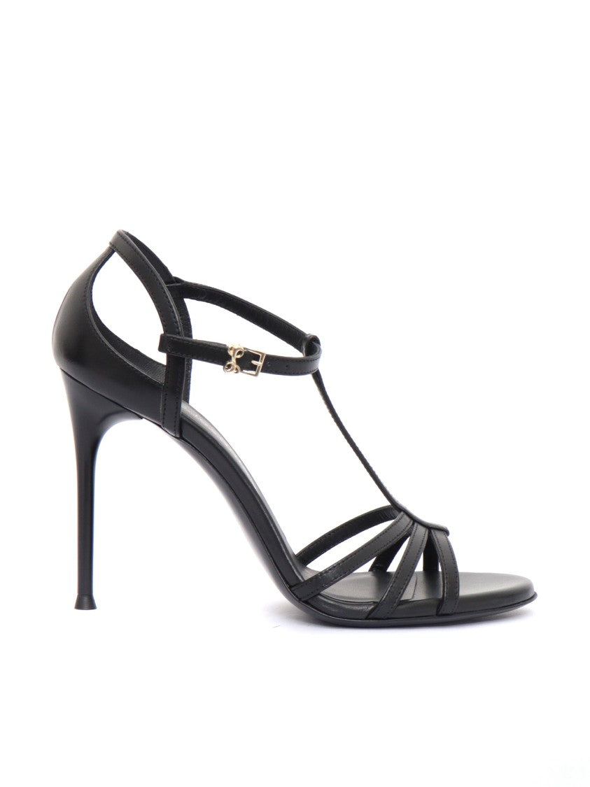 Sergio Levantesi Raily5 Calf Black Sandal