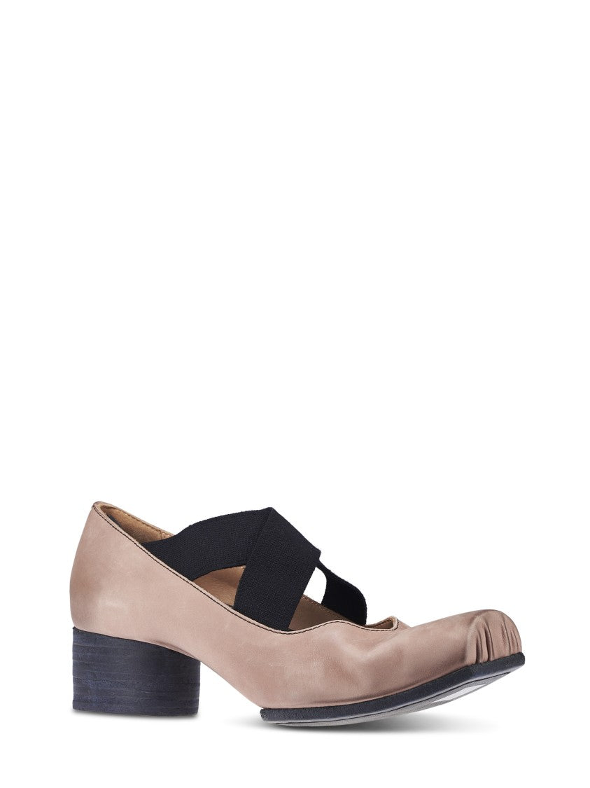 Uma Wang Ballet-Inspired Sandals With Wide Elastic Straps