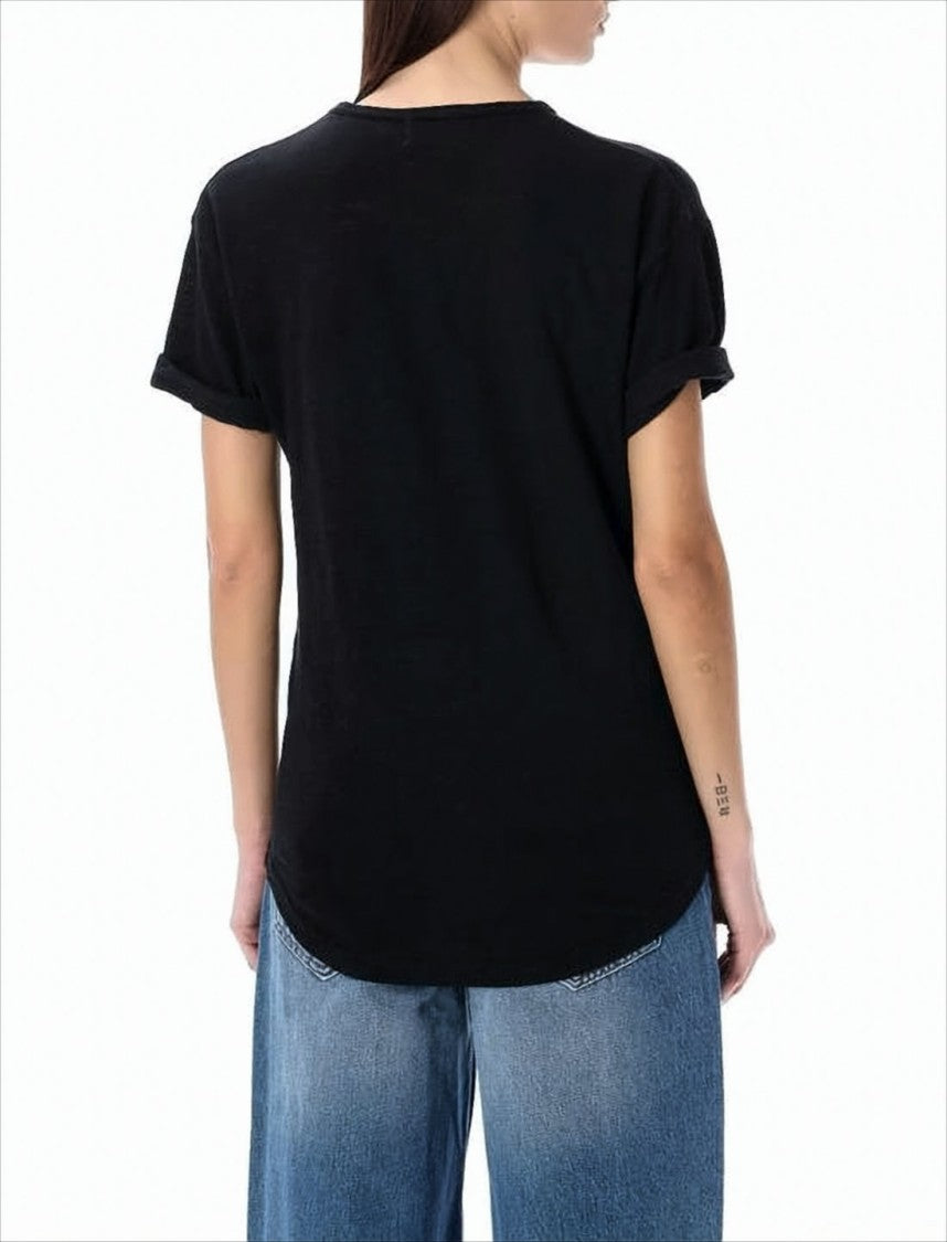 Isabel Marant Relaxed-Fit Short-Sleeve T-Shirt With Bold Graphic
