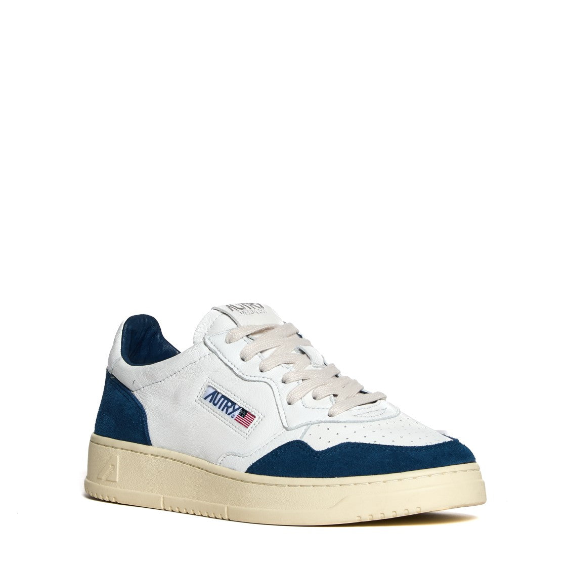 Autry Medalist Low Sneakers In Leather And Suede