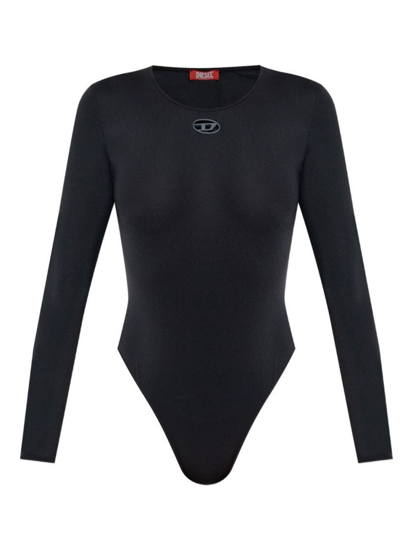 Diesel Fitted Long-Sleeve Bodysuit With Cutout Detail