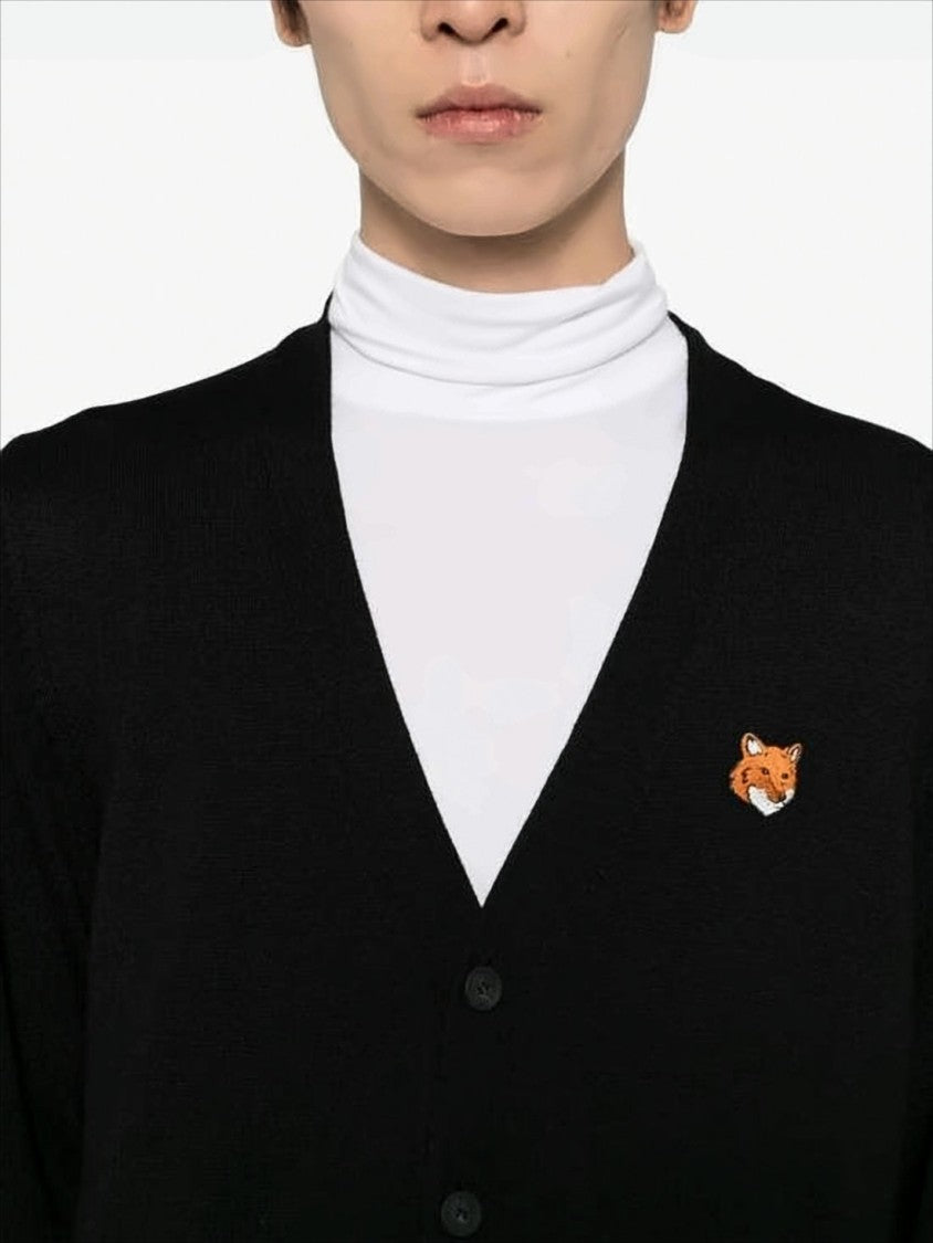 Maison Kitsuné Classic V-Neck Button-Down Cardigan