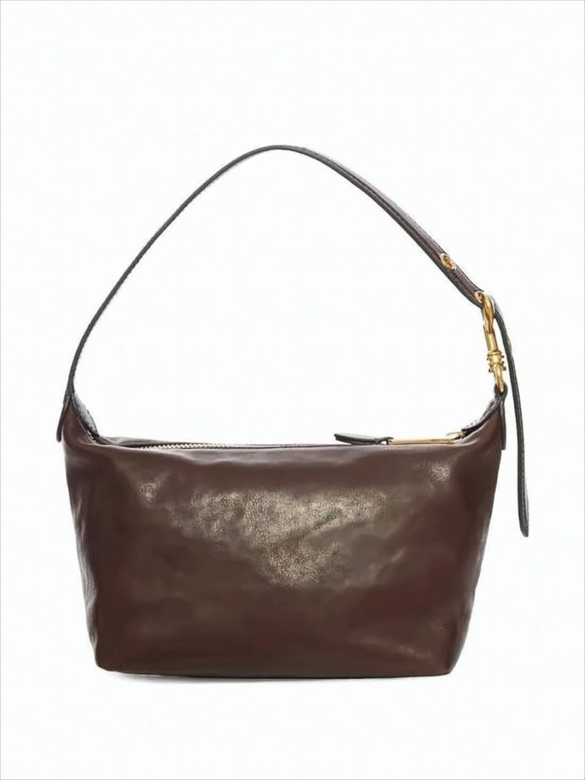 Miu Miu Rectangular Leather Clutch With Gold-Tone Hardware