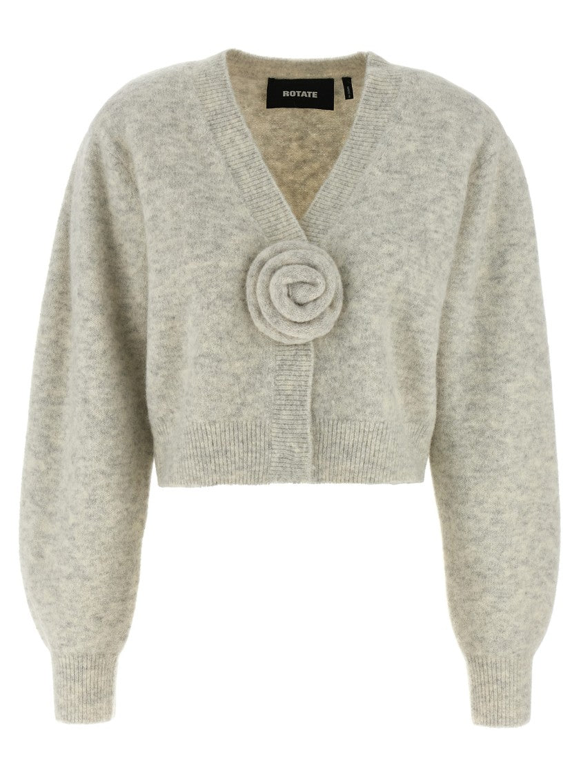 Rotate Birger Christensen 'Knit Puffsleeve' Cardigan