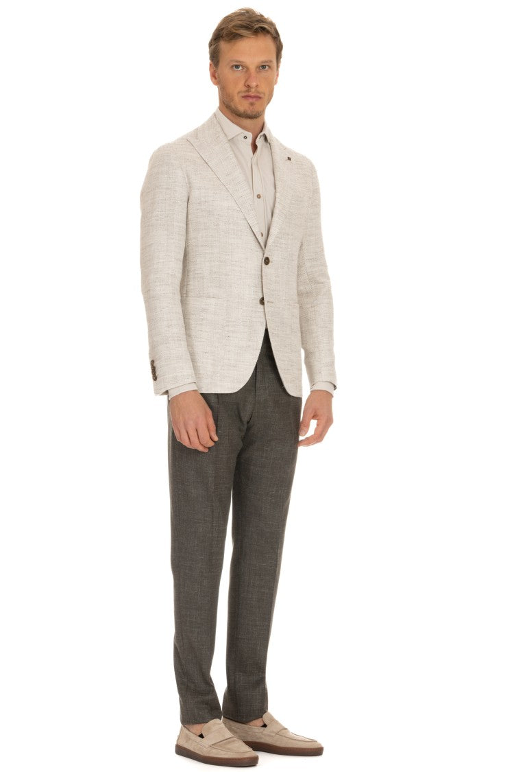 Tagliatore Silk-Linen-Cotton Montecarlo Jacket