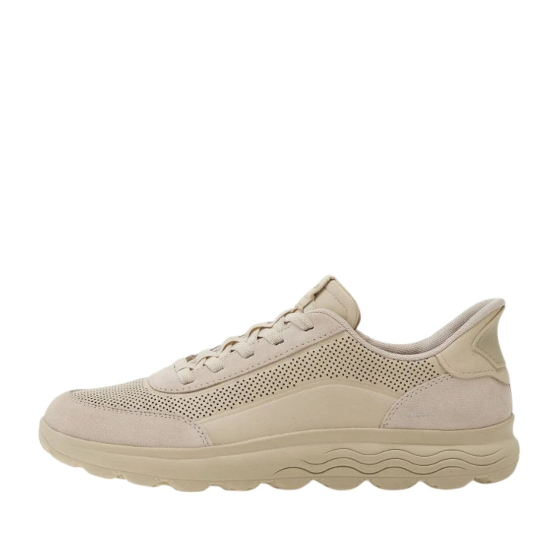 Geox Spherica Plus Beige Breathable Sneakers