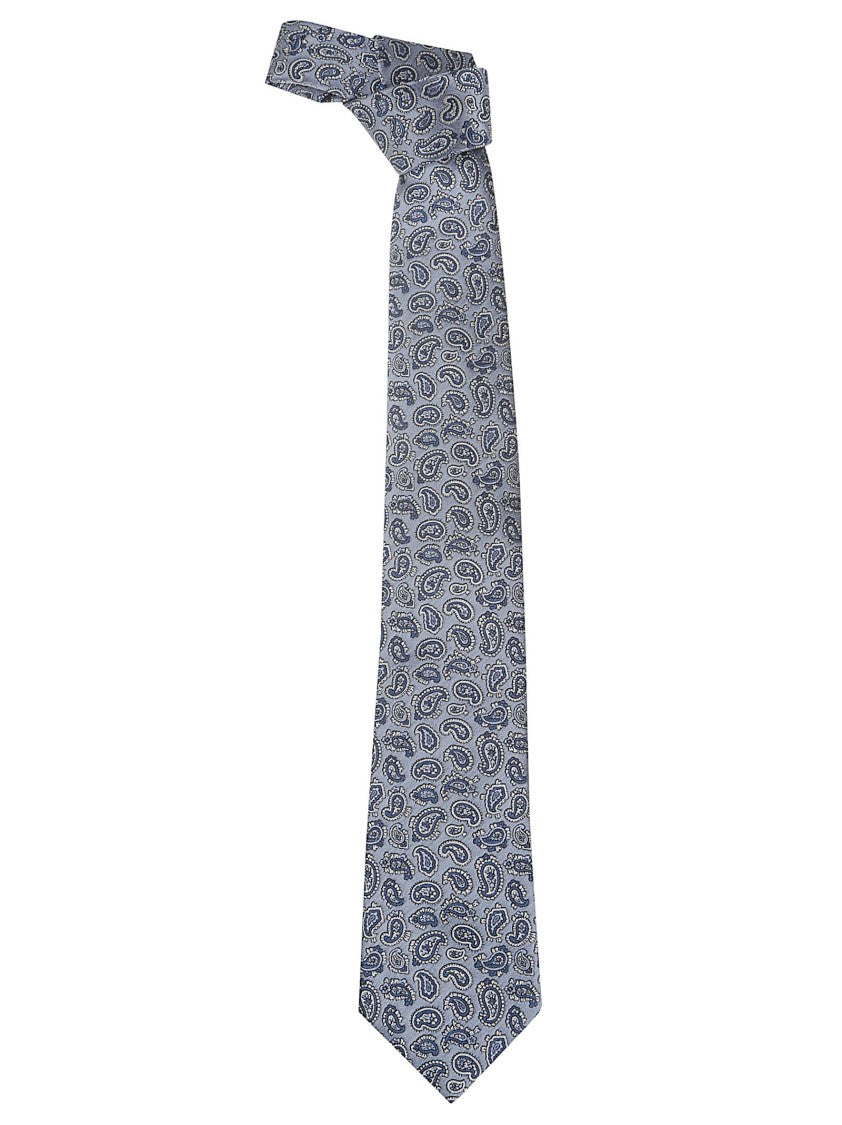 Etro Micro Paisley Silk Tie