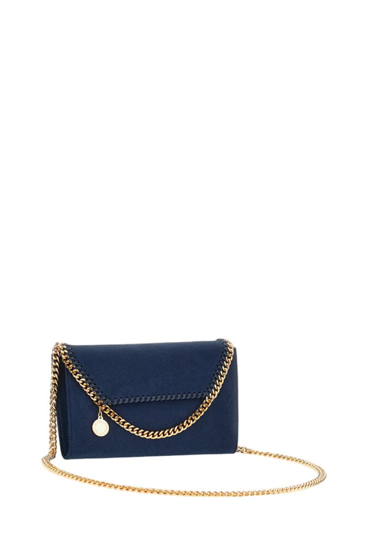 Stella Mccartney Blue Falabella Alter Suede Bag