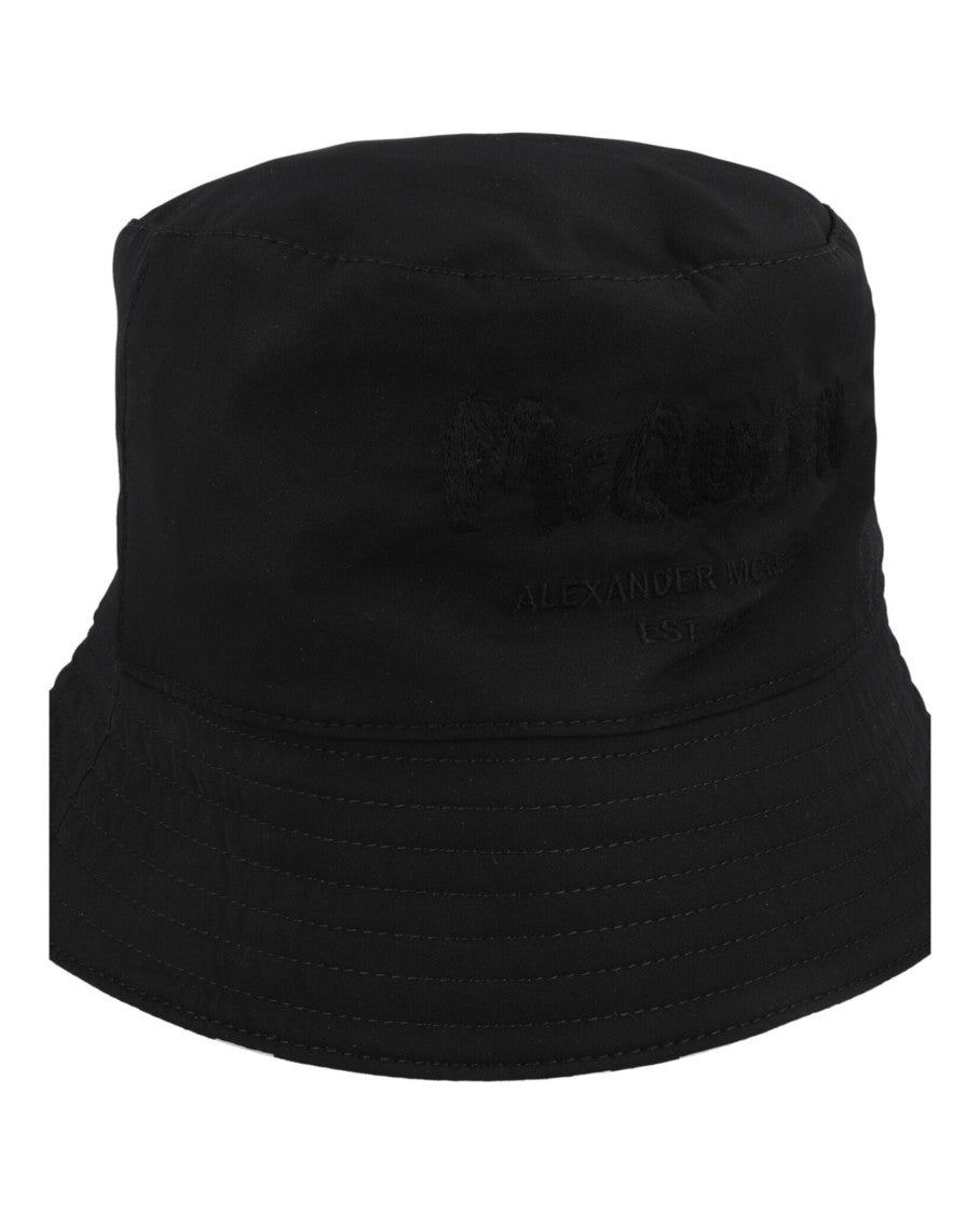 Alexander Mcqueen Watercolor Logo Bucket Hat