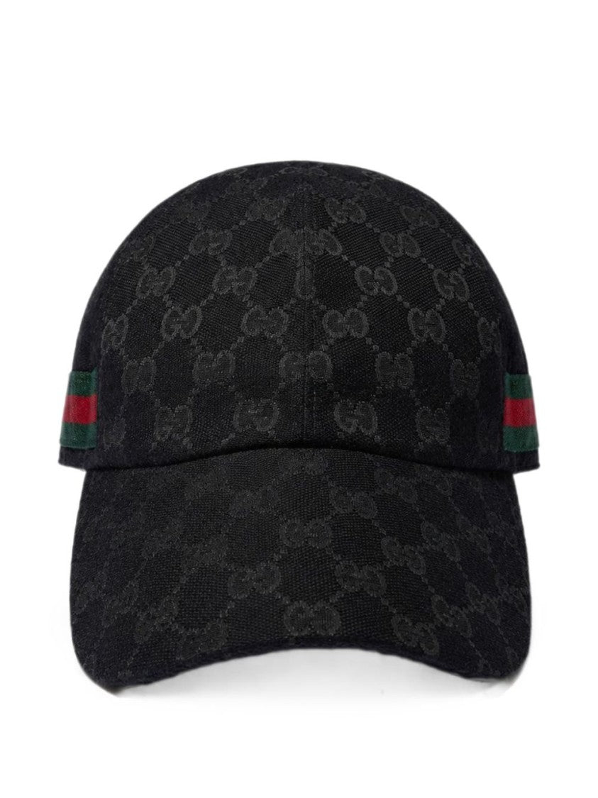 Gucci Monogram Striped Baseball Cap