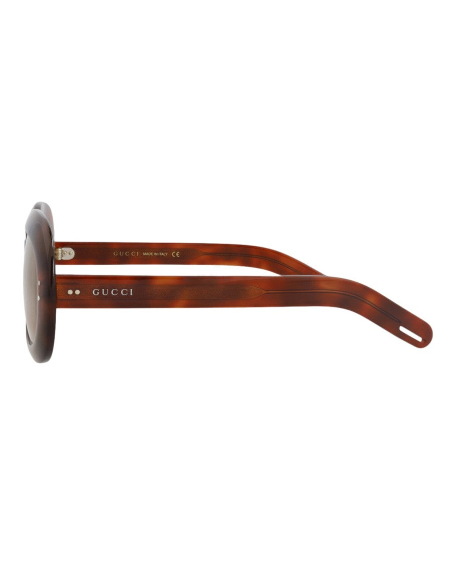 Gucci Round-Frame Acetate Sunglasses