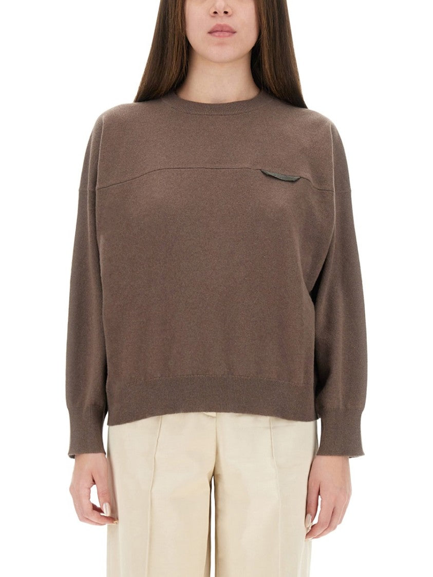 Brunello Cucinelli Relaxed-Fit Cashmere Sweater With Classic Silhouette