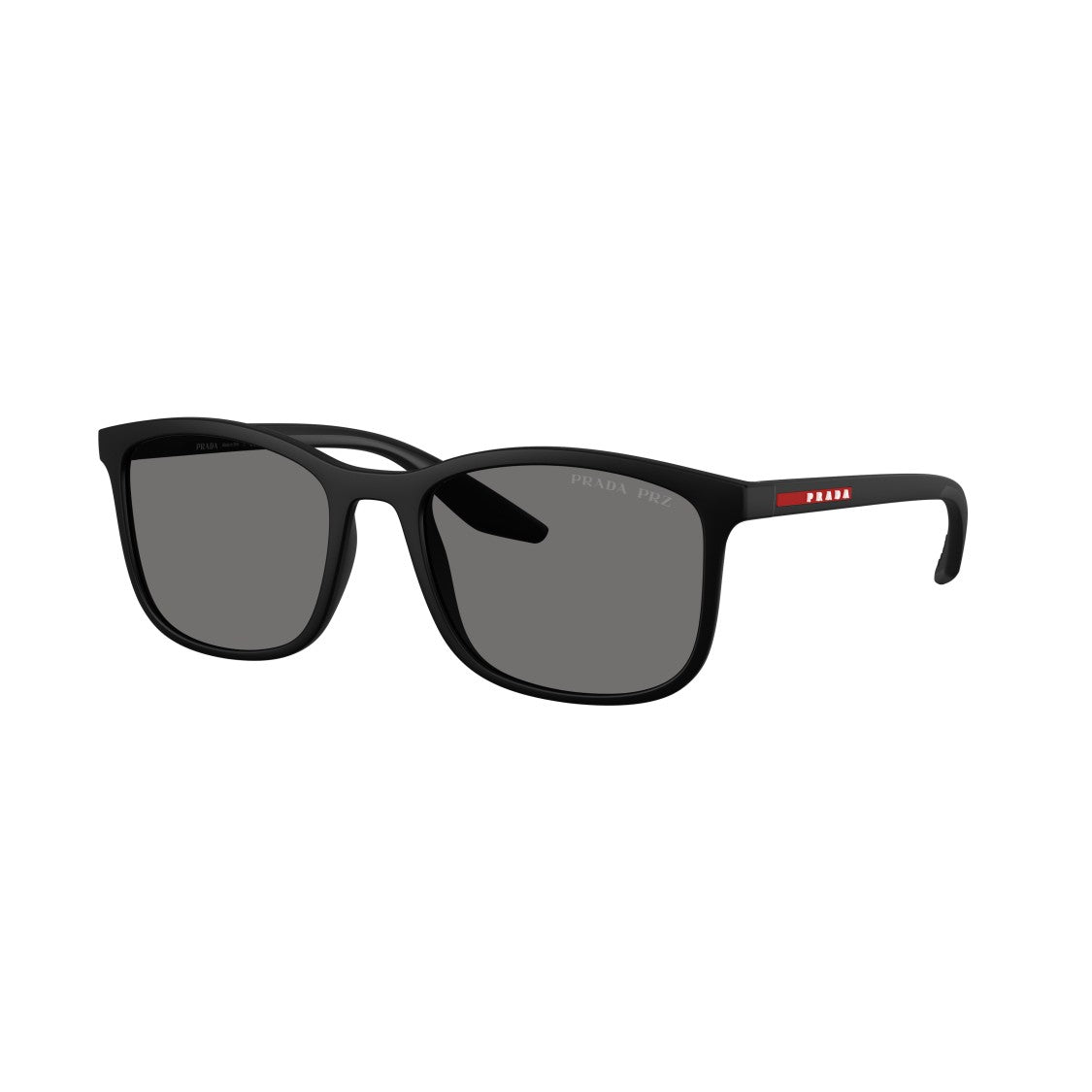 Prada Linea Rossa 0Ps A08s Rectangular Matte Black Sunglasses