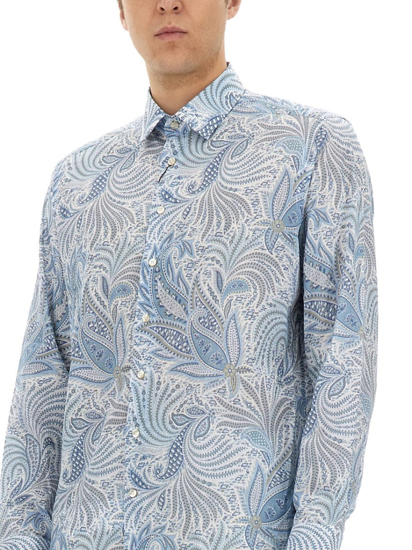 Etro Paisley Pattern Cotton Shirt