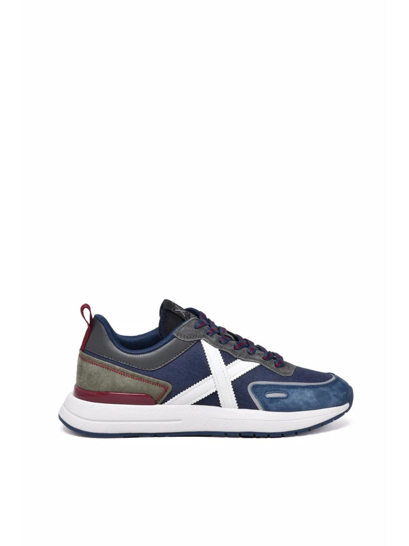 Munich Multicolor Fiber-Blend Patchwork Sneakers