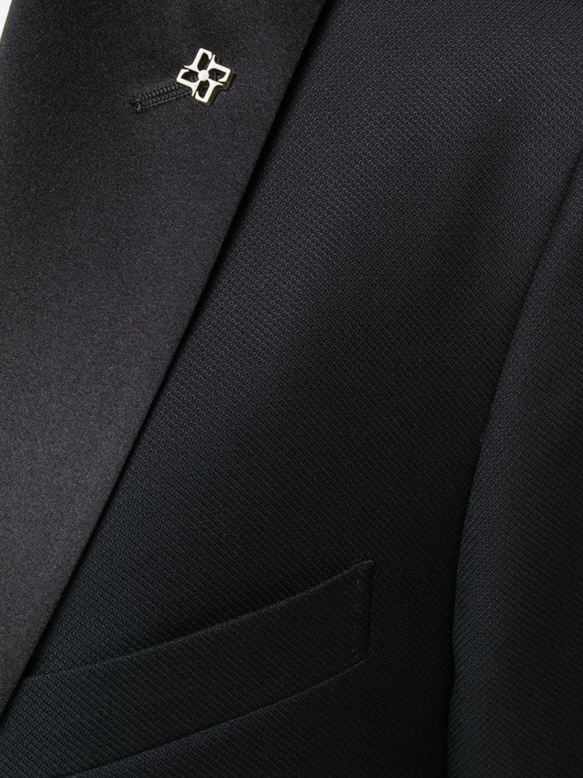 Tagliatore Tailored Black Virgin Wool Suit Set