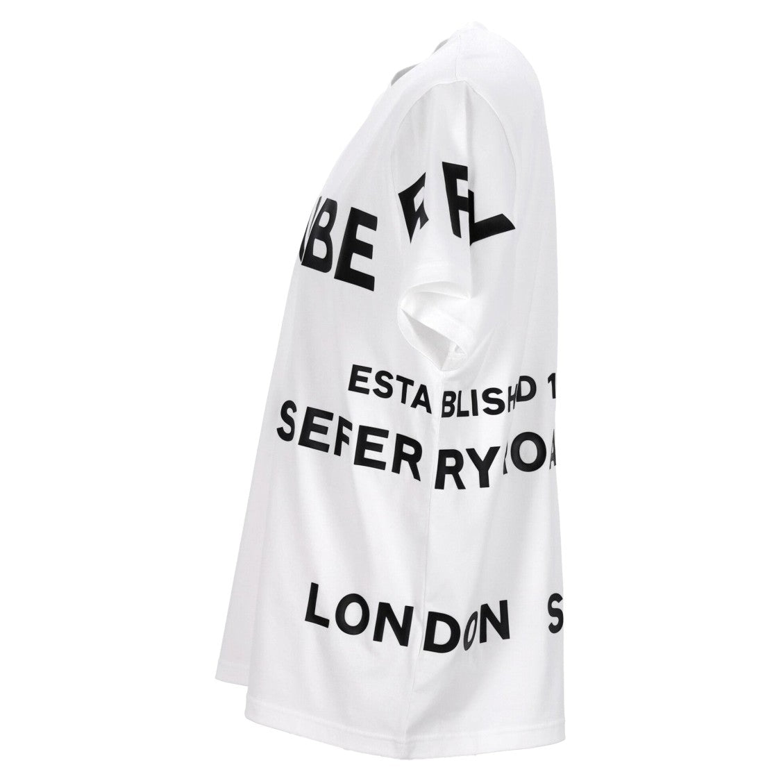 Burberry Relaxed-Fit Cotton T-Shirt With Bold Logo Print