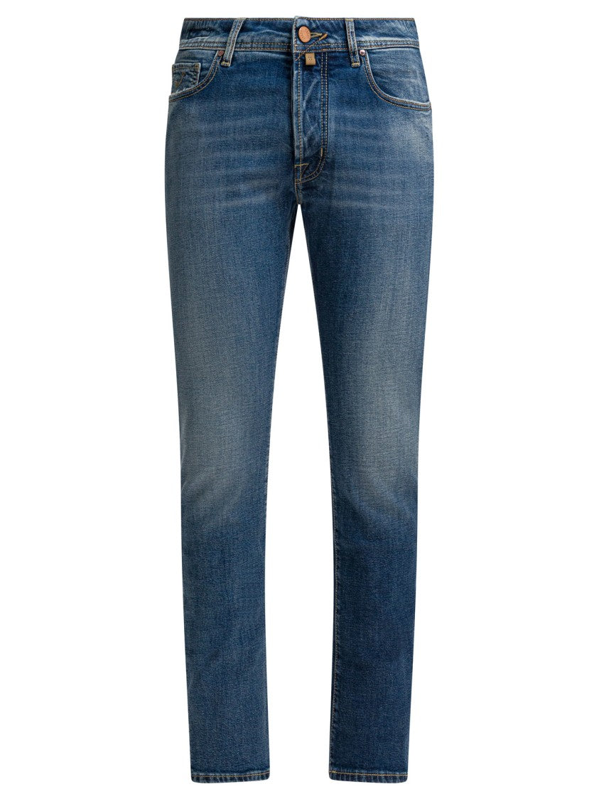 Jacob Cohen Classic Blue Jeans With Tailored Fit