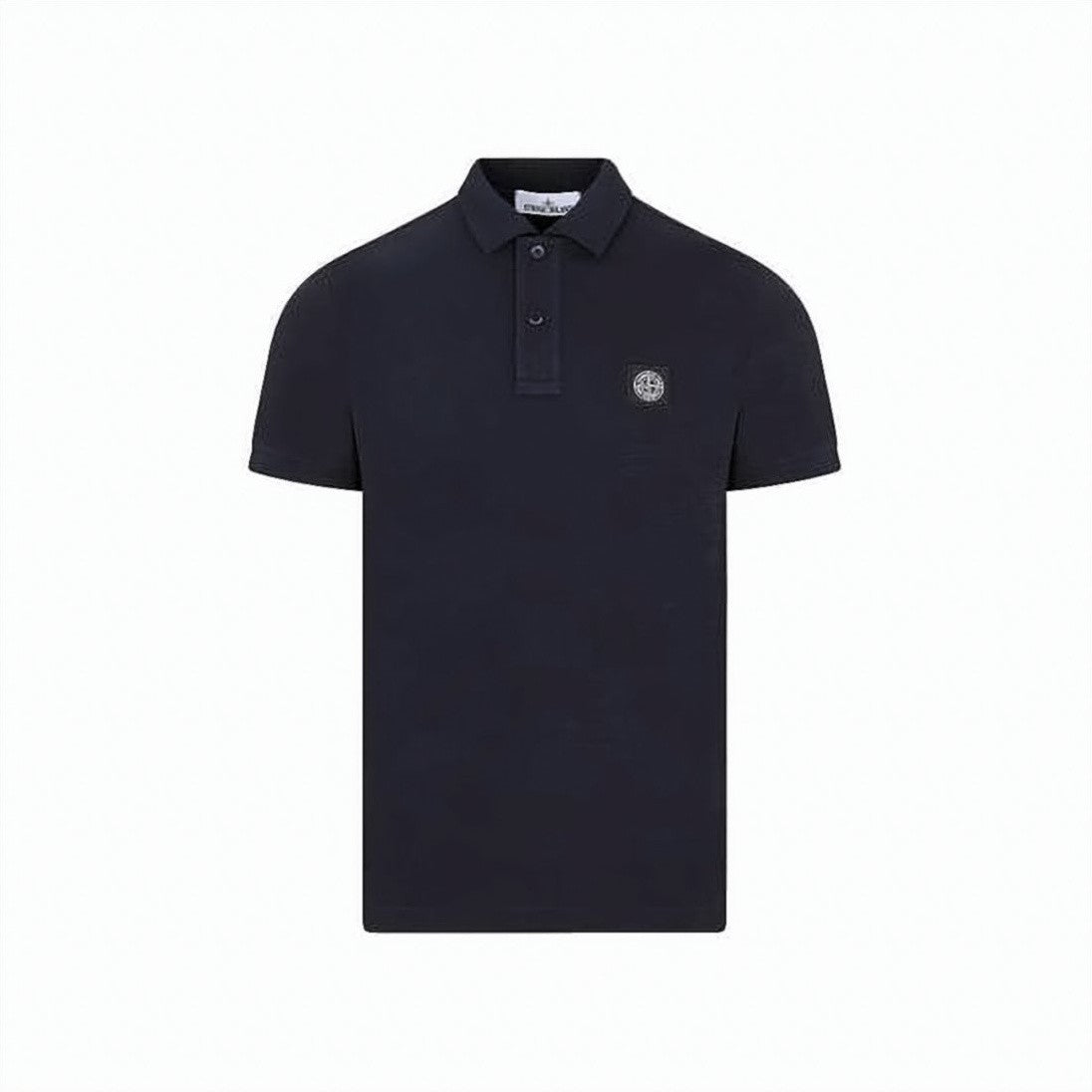 Stone Island Short-Sleeve Polo Shirt With Ribbed Collar