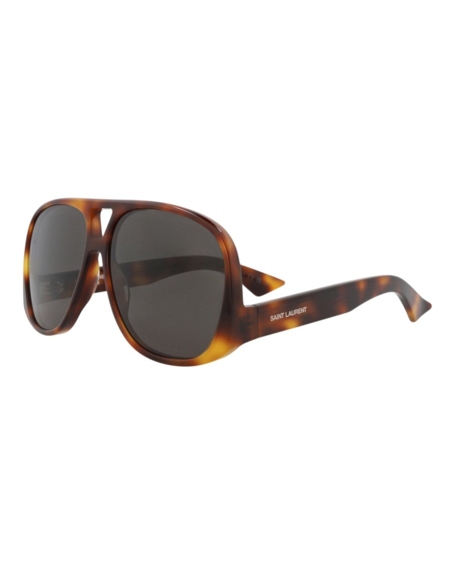 Saint Laurent Aviator-Frame Recycled Acetate Sunglasses