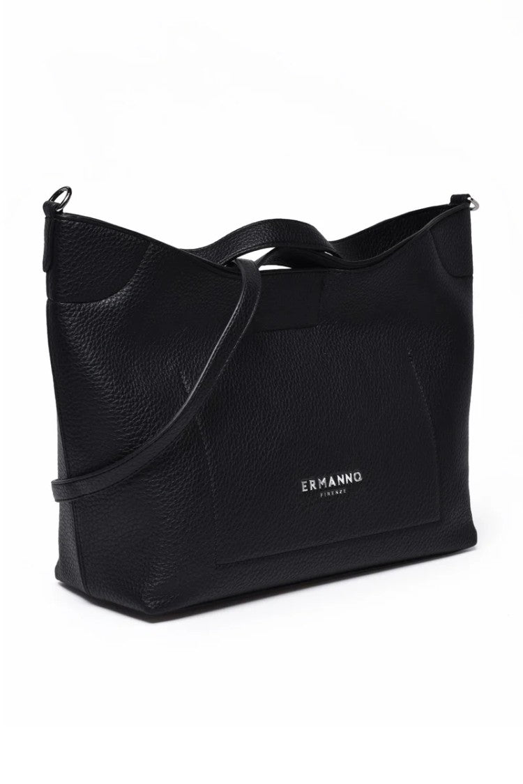 Ermanno Firenze Rachele Tote Crossbody Small - Black