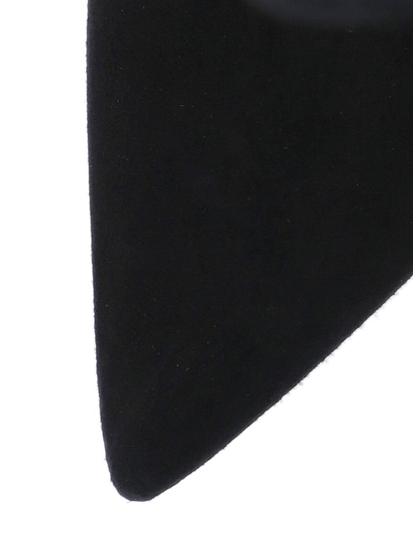 Stuart Weitzman Knee-High Boots With Pointed Toe And Curved Heel