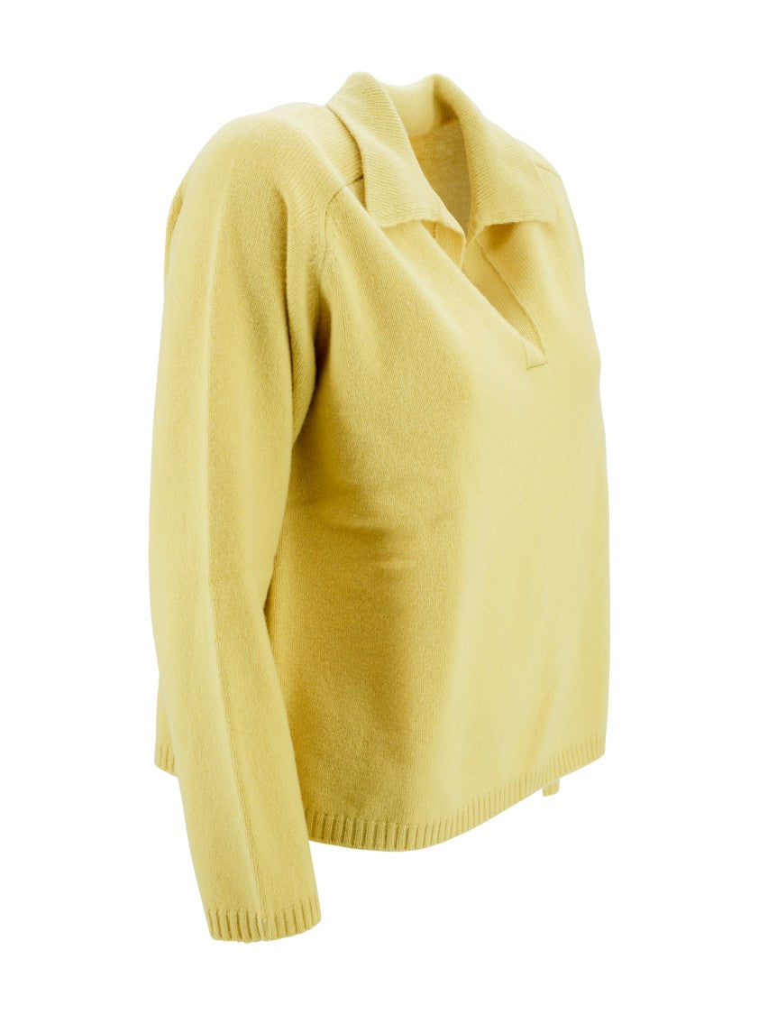 Kangra Light Yellow Knit Sweater
