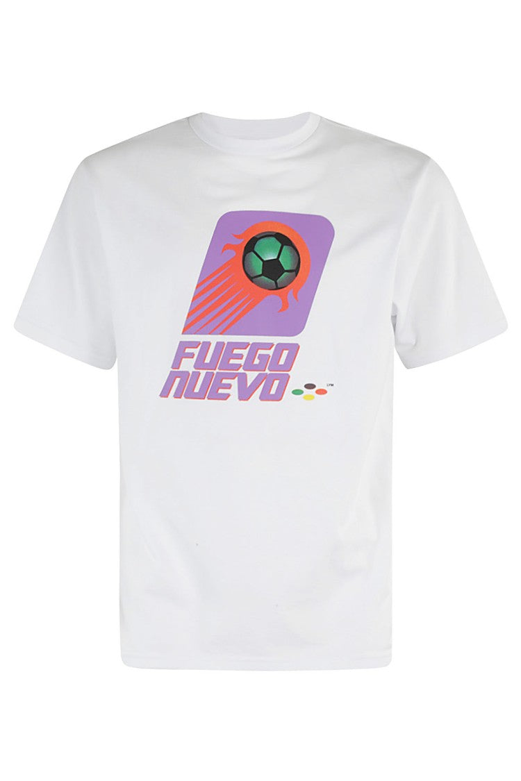 Liberal Youth Ministry Fuego Nuevo Graphic T-Shirt With Ribbed Neckline