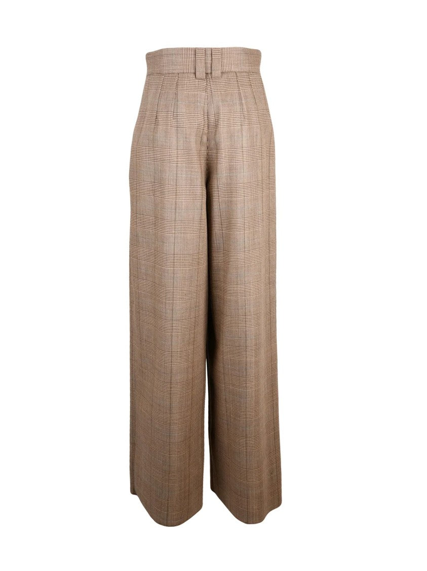 Marella Pleated High-Waist Wide Leg Marella Trousers