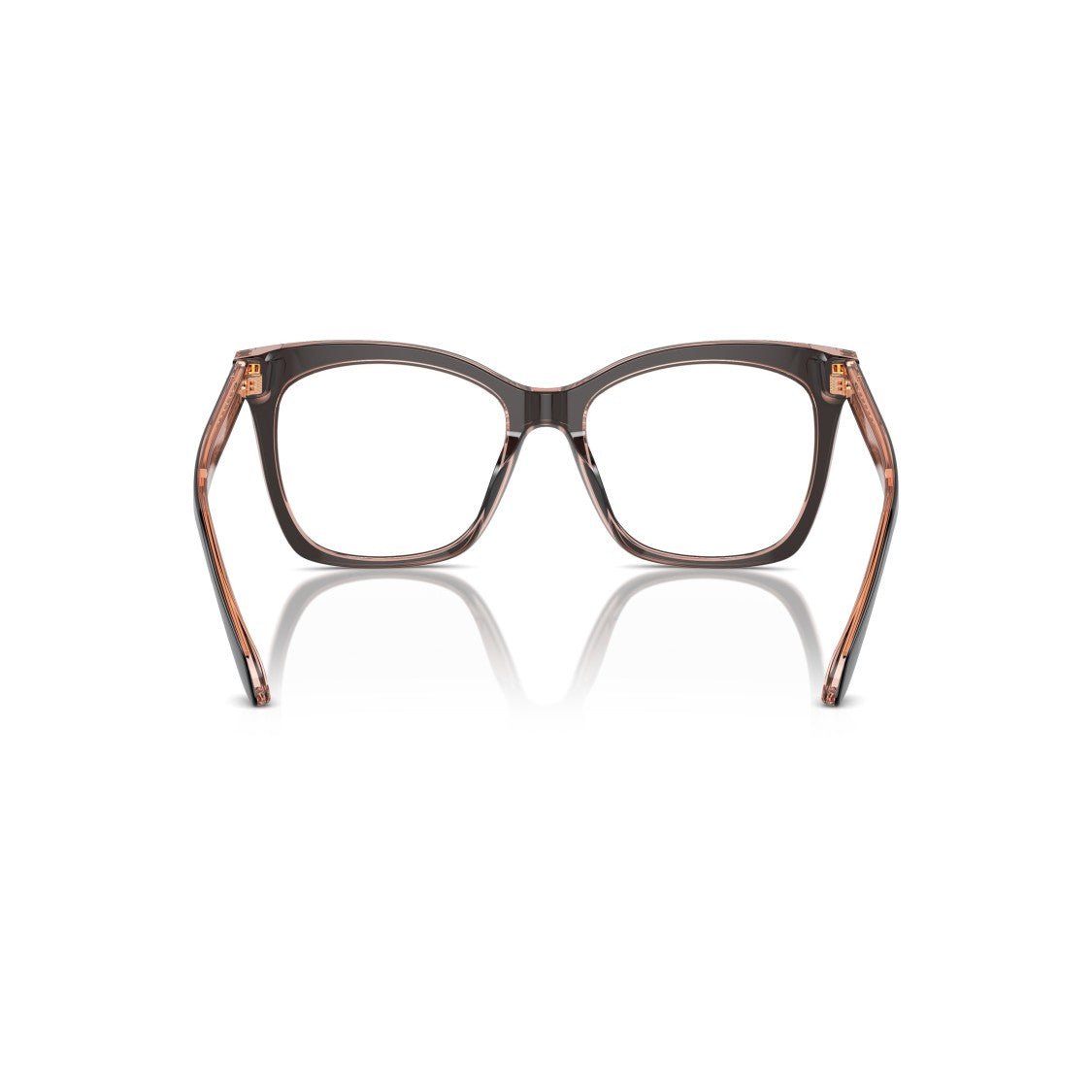 Giorgio Armani 0Ar7254u Bold Oversized Square Frame Eyeglasses With Contrasting Inner Arms