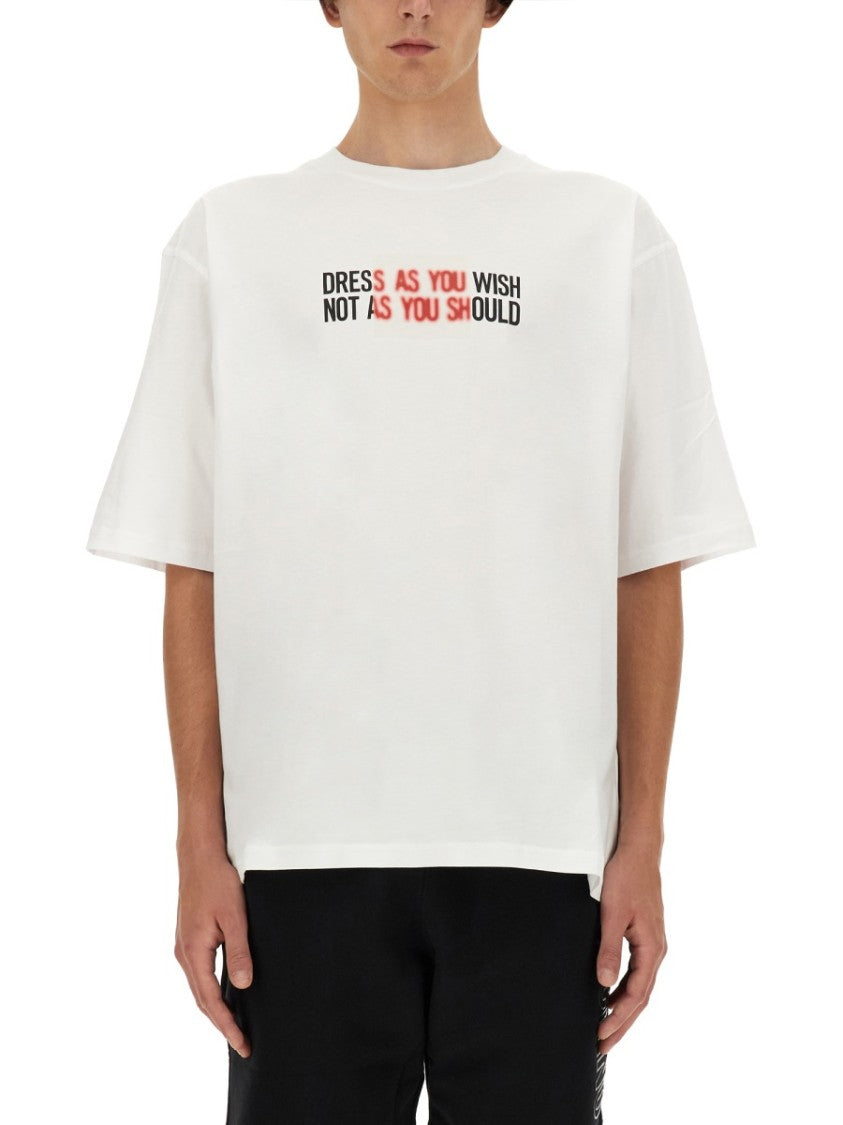 Moschino Oversized White T-Shirt
