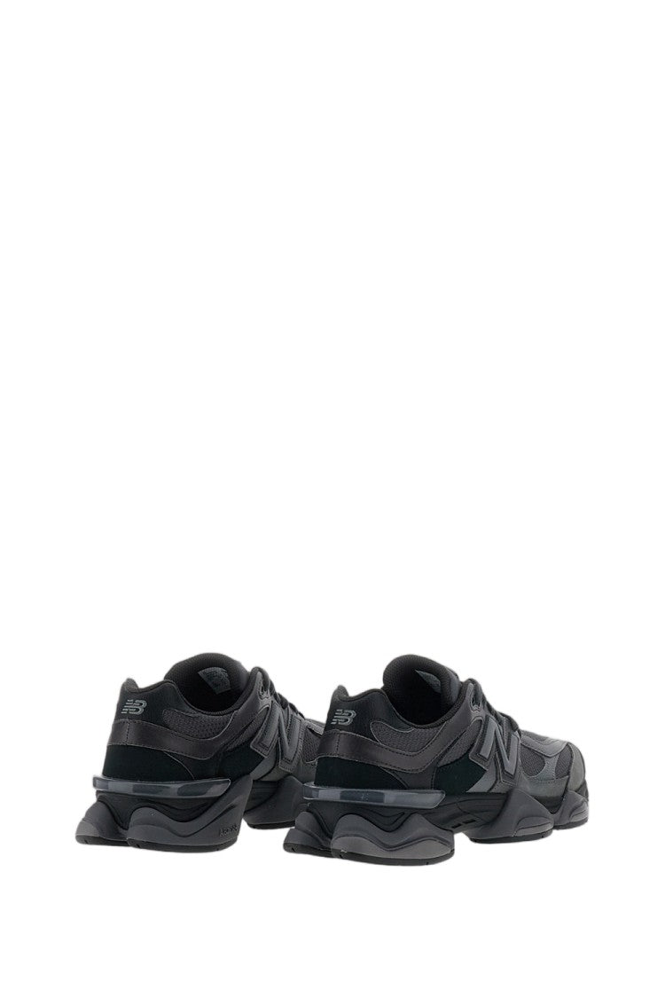 New Balance Black 9060 Mesh Suede Sneakers