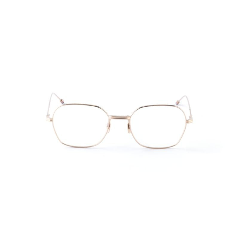 Thom Browne Ueo945a Rectangular Gold-Finish Eyeglasses