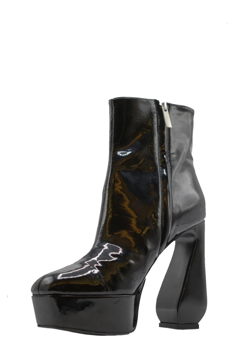 Si Rossi Black Calf Leather Boots