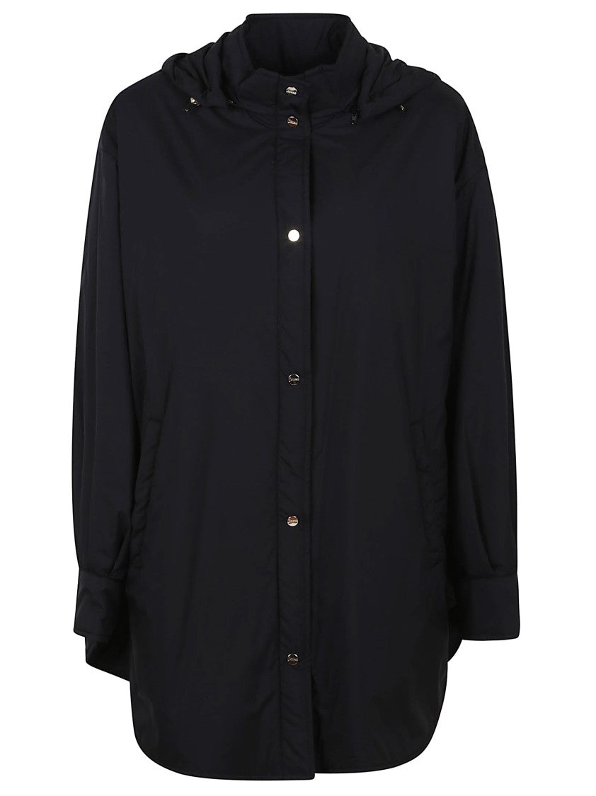 Herno Lightweight Black Jacket With Hood