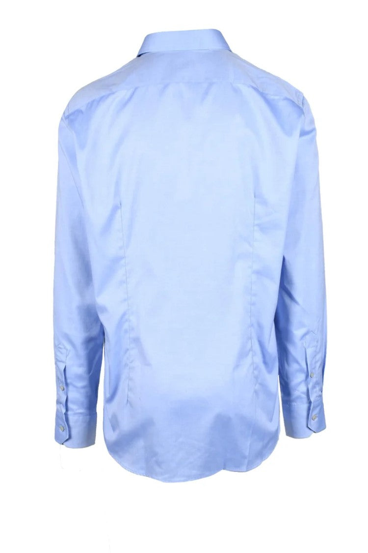 Himon's Light Blue Tailored Cotton Shirt