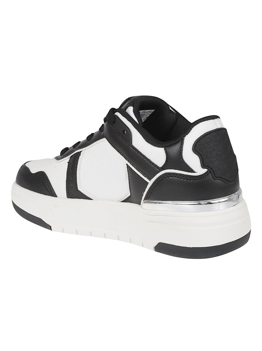Philipp Plein Low-Top Sneakers With Metallic Emblem