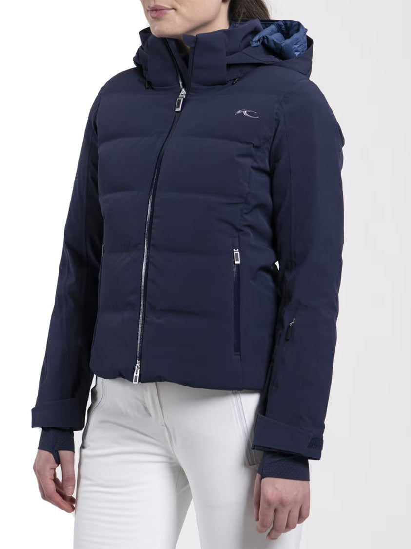 Kjus Black Capture Fitted Padded Jacket
