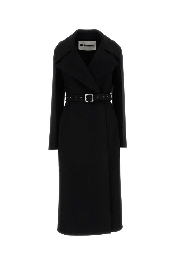 Jil Sander Black Wool Coat