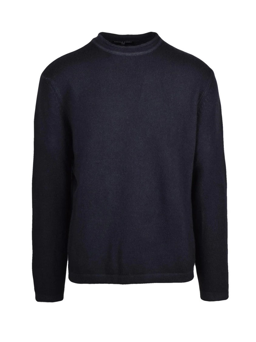 Daniele Fiesoli Crewneck Pullover In Extrafine Virgin Merino Wool