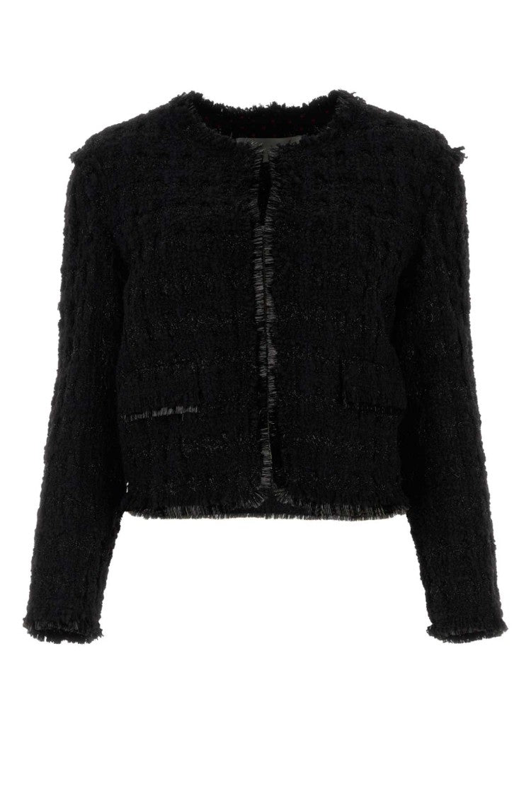 Tory Burch Black Tweed Blazer