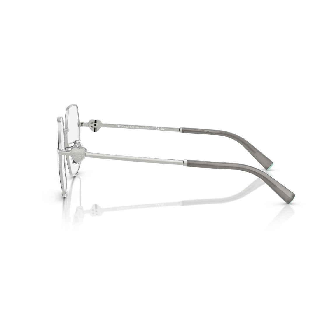 Tiffany & Co. 0Tf1165bd Hexagonal Frame Eyeglasses In Polished Steel
