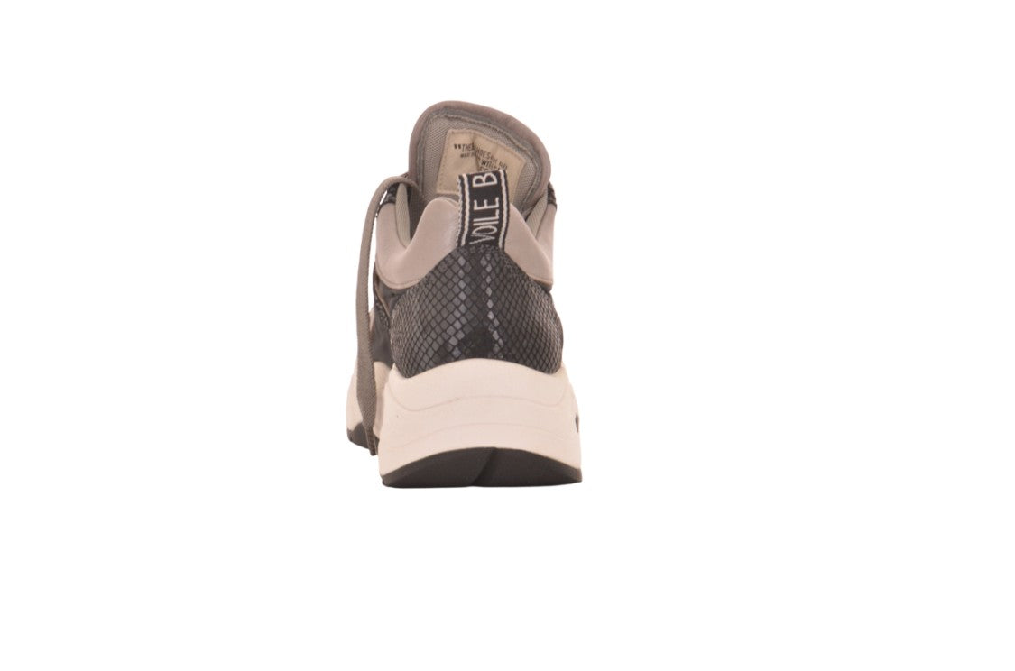 Voile Blanche Two-Tone Suede Technical Nylon Sneakers